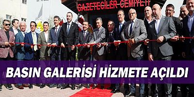 Antalya Basın Galerisi açıldı!
