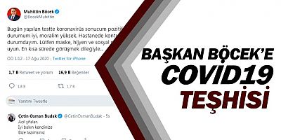 Antalya Büyükşehir Belediye Başkanı Muhittin Böcek korona virüsüne yakalandı.