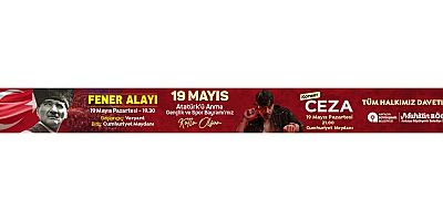 ANTALYA BÜYÜKŞEHİR BELEDİYESİ 19 MAYIS İLANI