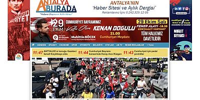 ANTALYA BÜYÜKŞEHİR BELEDİYESİ 29 EKİM İLANI