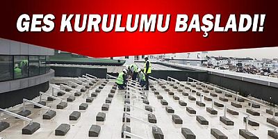 Antalya Büyükşehir Belediyesi çatısına GES kurulumu başladı