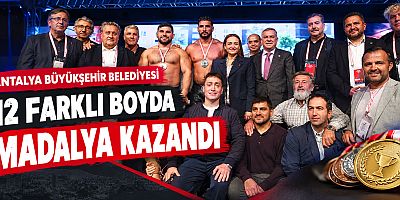 Antalya Büyükşehir Belediyesi Yağlı Güreş'te İstanbul’dan 12 madalya ile döndü