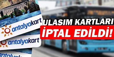 Antalya'da 20 yaş altı gençlerin ulaşım kartları geçici süreyle iptal edildi