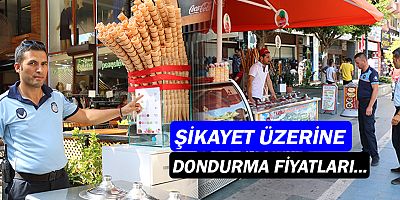 Antalya'da dondurma fiyatlarına denetim!