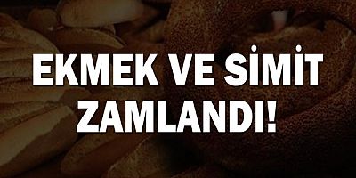 Antalya'da ekmek ve simite zam geldi!