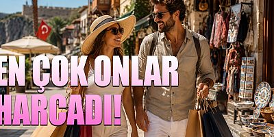 Antalya'da en çok para harcayan turistler.