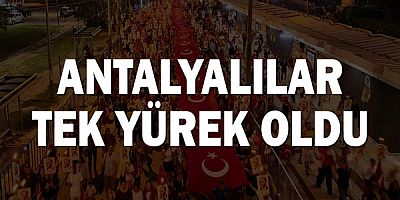 Antalya'da Fener Alayında gurur, Ceza konserinde coşku yaşandı
