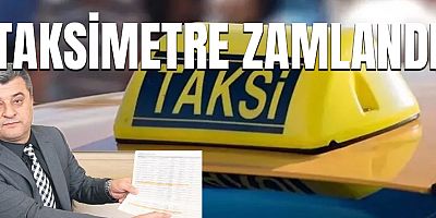 Antalya'da taksimetre fiyatları zamlandı.