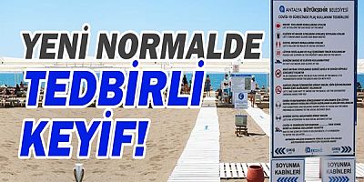 Antalya'da tedbirli keyif!