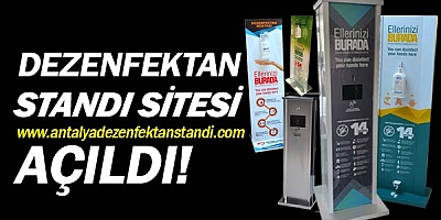 Antalya Dezenfektan satış sitesi www.antalyadezenfektanstandi.com açıldı.