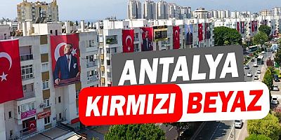 Antalya kırmızı-beyaz!