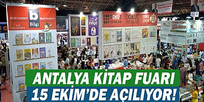 Antalya Kitap Fuarı 15 Ekim’de  kapılarını açmaya hazırlanıyor!