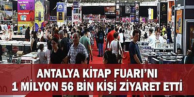 Antalya Kitap Fuarı’nı 1 milyon 56 bin kişi ziyaret etti
