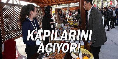 Antalya Köy Pazarı, kapılarını açıyor.