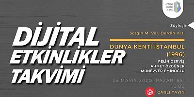 Antalya Kültür Sanat'tan dijital etkinlikler.