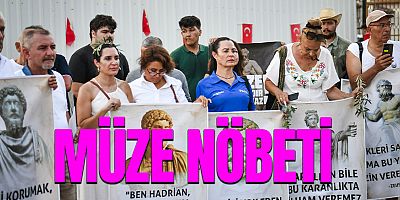 Antalya Müzesi’nin yıkım kararına karşı 29 STK nöbet tuttu.