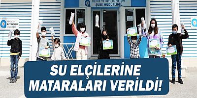 Antalya’nın Çocuk Su Elçilerine matara hediye edildi
