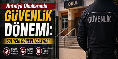 Antalya Okullarında Güvenlik Dönemi: 691 Yeni Görevli Geliyor!