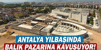 Antalya yılbaşında balık pazarına kavuşuyor!
