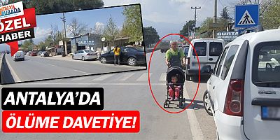 Antalyalı vatandaşlar kaldırımsız yolda ölümle burun buruna!