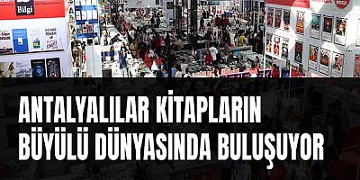 Antalyalılar kitapların büyülü dünyasında buluşuyor