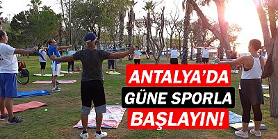Antalyalılara ücretsiz spor etkinliği!