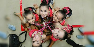 Antalyaspor cimnastik takımı Türkiye üçüncüsü oldu