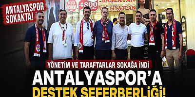 Antalyaspor'dan Sokak Kampanyası: 