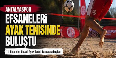 Antalyaspor Efsaneleri Ayak Tenisinde Buluştu