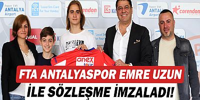 Antalyaspor, Emre Uzun ile 3+2 yıllık sözleşme imzaladı!
