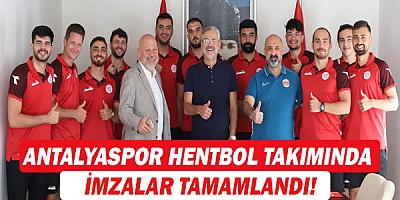 Antalyaspor hentbol takımında imzalar tamamlandı!