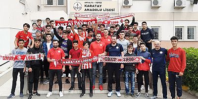 Antalyaspor, Karatay Lisesi ile bir arada