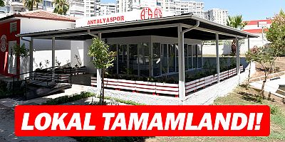 Antalyaspor lokali inşaatı tamamlandı