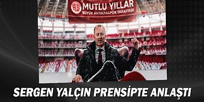 Antalyaspor, Sergen Yalçın ile prensipte anlaştı!