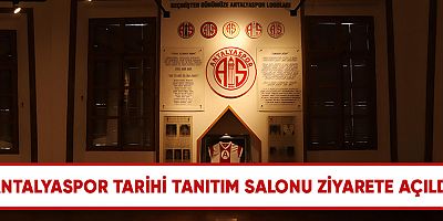 Antalyaspor tarihi tanıtım salonu ziyarete açıldı