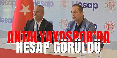 Antalyaspor'un hesabı kabardı. Hesap.com ile hesap görüldü.