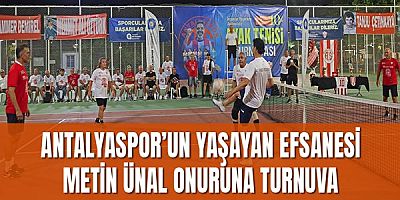 Antalyaspor’un yaşayan efsanesi Metin Ünal onuruna turnuva