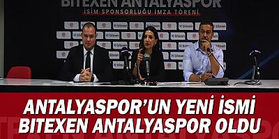 Antalyaspor’un yeni ismi Bitexen Antalyaspor oldu