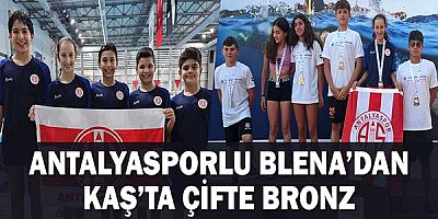 Antalyasporlu Blena’dan Kaş’ta Çifte Bronz