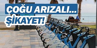 ANTBİS'te arızalı bisikletler nedeniyle şikayetler arttı...