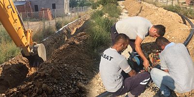ASAT Korkuteli Büyükköy’ün içme suyu hattını yeniliyor