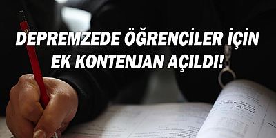 ATABEM’de depremzede öğrenciler için  YKS kurslarına ek kontenjan açıldı 