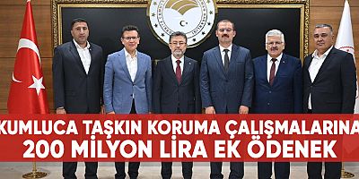 Atay USLU: Kumluca taşkın koruma çalışmalarına 200 milyon lira ek ödenek.