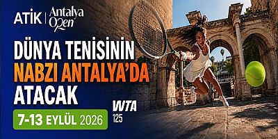 ATİK Antalya Open WTA 125 Başlıyor: Dünya Tenisinin Kalbi Antalya’da Atacak