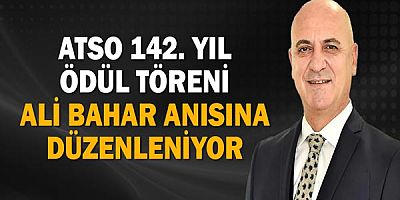 ATSO 143. Yıl ödül töreni 