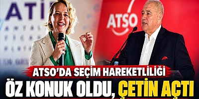 ATSO’da Seçim Rüzgarı: Davut Çetin Seçim Ofisini Açtı, Hatice Öz ATİP ile Buluştu