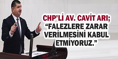 Av. Cavit Arı: Falezlere zarar verilmesini kabul etmiyoruz!