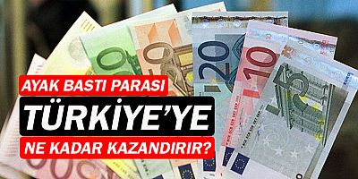 Ayak bastı parası, Türkiye'ye ne kadar kazandırır?