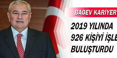  BAGEV Kariyer, 2019 yılında 926 kişiyi işle buluşturdu