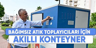 Bağımsız Atık Toplayıcıları için akıllı konteyner